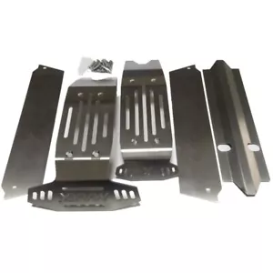 Stainless Steel Chassis Armor Skid Plate Light Style For Traxxas X-MAXX 6S & 8S - Picture 1 of 5