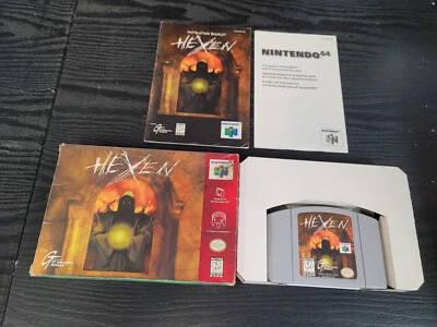 Hexen N64 Complete In Box CIB Great Shape Nintendo 64  - Image 1 of 4
