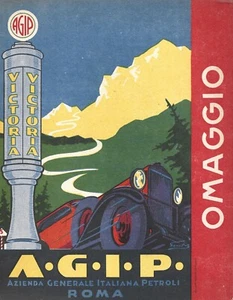 AGIP - Strade automobilistiche d'Italia -Navarra 1933 Benzine Victoria Littoria - Imagen 1 de 4