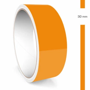 Zierstreifen 30mm 10 Meter Orange Glänzend RAL 2008 Glanz Auto Boot Motorrad - Bild 1 von 5