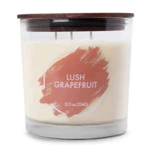Lush Grapefruit Jar Candle Collections 12.5oz Colonial Candle Glass - Picture 1 of 1