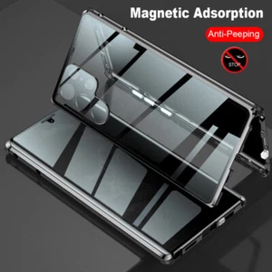 Funda Magnética 360° Anti-Peep Vidrio Templado Cubierta Para Samsung Galaxy S24 S23 S22 - Imagen 1 de 17