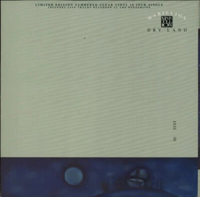 MARILLION ~ Dry Land ~ 1991 limited edition No'd UK 4-trk 10" CLEAR VINYL single - Image 1 of 4