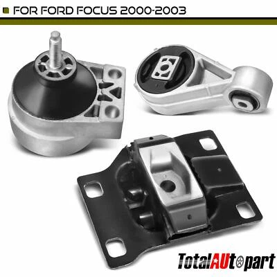 New 3x Engine Motor & Transmission Mount for Ford Focus 2000-2003 L4 2.0L DOHC - Image 1 of 4