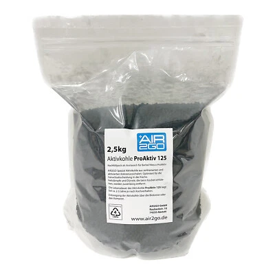 Nachfüllpack Aktivkohle | Ersatz für Berbel / Wesco Pro Aktiv 125 mit 2,5 kg