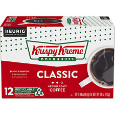 Krispy Kreme Classic Keurig Single-Serve K-Cup Pods, Medium Roast Coffee, 12 Cou