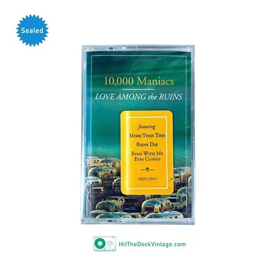 10,000 Maniacs - Love Among The Ruins Cassette Tape (1997) w/ Hype Alt SEALED - Image 1 of 4