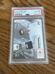 2021 Topps Now Formula 1 OSCAR PIASTRI Rookie RC PSA 10 McLaren F1 - Picture 1 of 2
