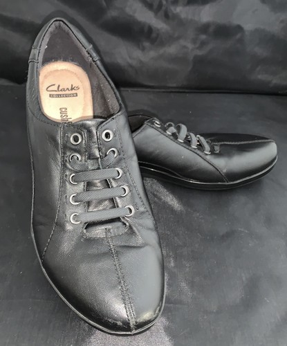 Scarpe Clarks donna 10 M Everlay Elma Oxford stringate 26113366 nere in pelle