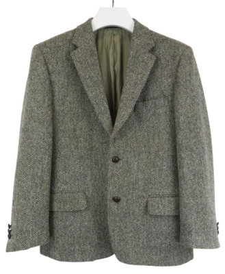 HARRIS TWEED X KILMAINE Blazer Men's (UK) 40 Brown Lined Hand Woven Pure Wool - Image 1 of 4