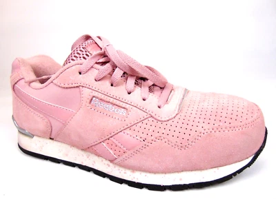 Reebok Work Harman Work Comp Toe Work Sneaker, Womens Size 10.5 WIDE, Pink Suede - Image 1 of 4
