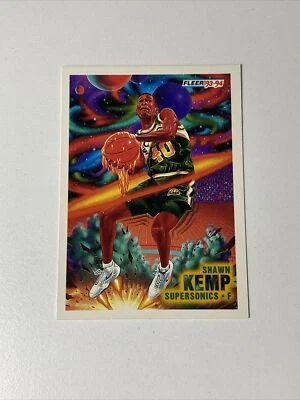 1993-94 Fleer #233 Sonic Youth Shawn Kemp Seattle Supersonics - Image 1 of 2