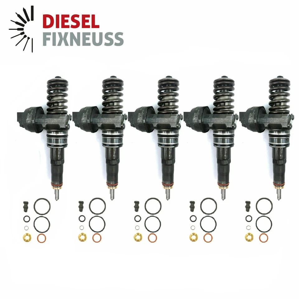 5x Bosch Pump Nozzle Unit - VW T5 - Toureg 2.5 TDI - 0414720210 Injector AXD - Image 1 of 4