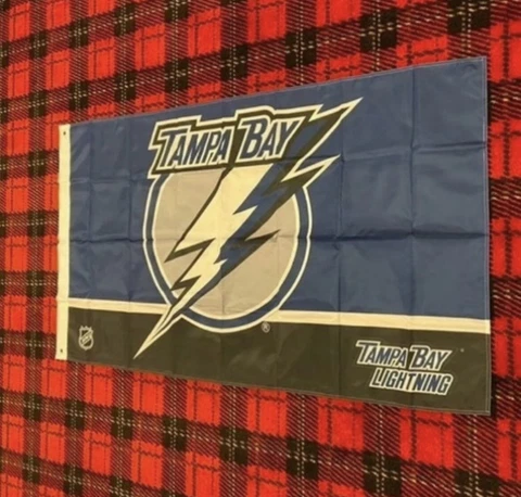 Brand New Tampa Bay Lightning flag 3 foot by 5 foot Cover