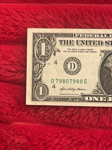 1 $ 2021 Double Quad Repeater Fancy Seriennummer 7980-7980 - Bild 1 von 4