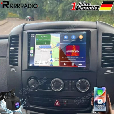 RRRRADIO Mit Kamera 64GB Android Autoradio GPS NAVI Für Mercedes Benz Sprinter 2006-2017