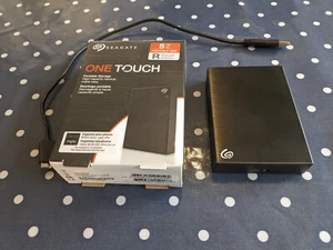 Seagate One Touch Portable Hard Drive 5TB - Black - Photo 1/4