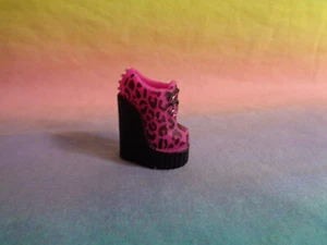 Zapato de repuesto único LOL Surprise OMG Punk Grrrl izquierda rosa guepardo - Imagen 1 de 5