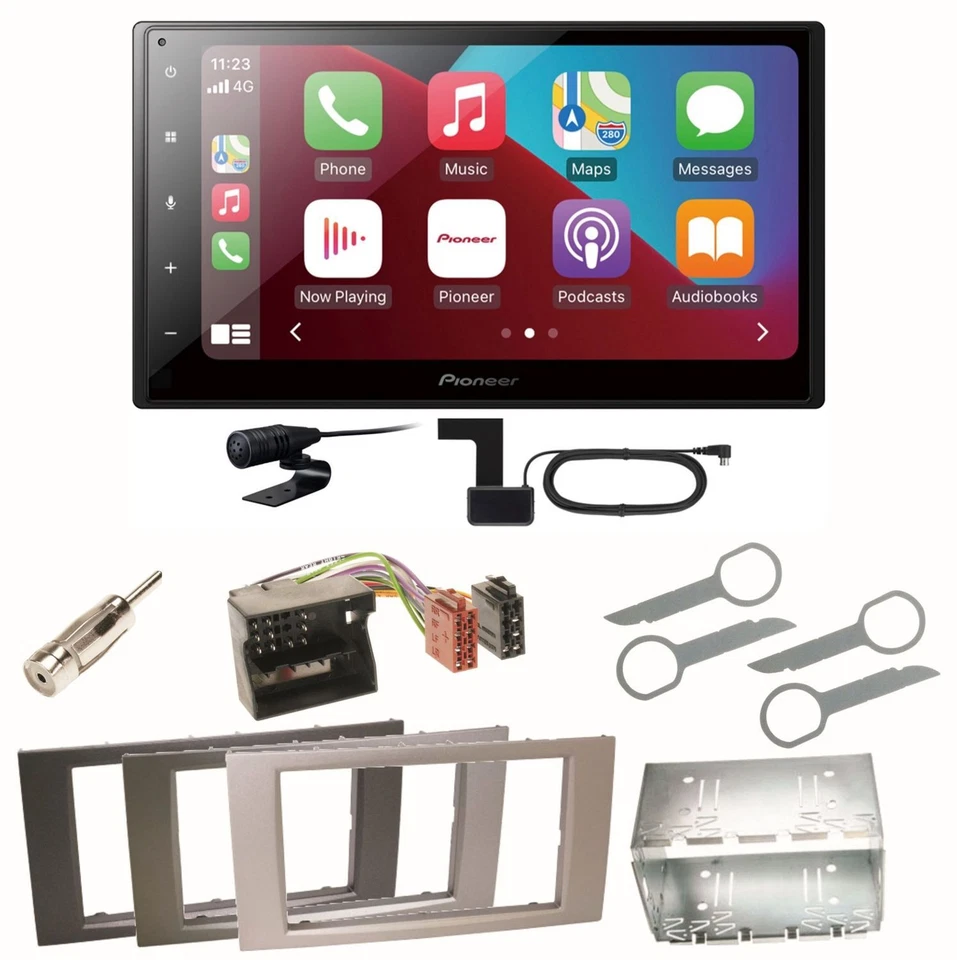 Pioneer SPH-DA160DAB Android Auto Einbauset für Ford Focus C-Max Fiesta Transit - Bild 1 von 1