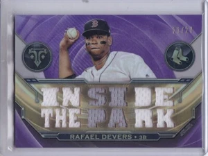 RAFAEL DEVERS 2019 TOPPS TRIPLE TREADS JERSEY #21/27 BOSTON RED SOX - Picture 1 of 2