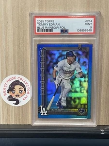 🔥 POP 1 🔥 TOMMY EDMAN 2025 Topps Series 1 #214 Blue Rainbow Foil /150 PSA 9 - Bild 1 von 3
