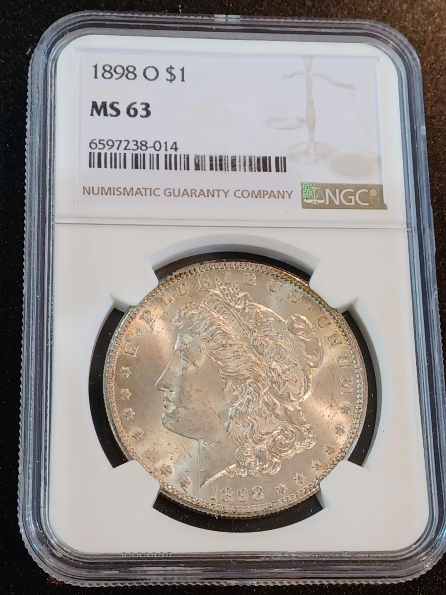 1898 MS 63 Graded Morgan Dollars for sale | eBay