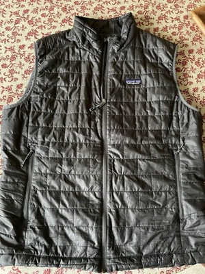 Mens Patagonia Nano Puff Vest Black Size L Large As Is - Image 1 of 4