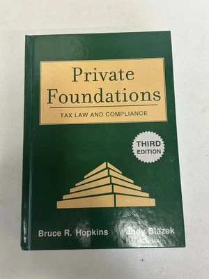 Private Foundations : Tax Law and Compliance Hopkins, Bruce (Third edition) - Image 1 of 4