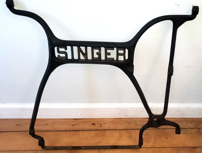 Vintage Singer Treadle Sewing Machine Iron Base Stand Cross Center Brace - Image 1 of 3
