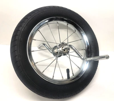 Schwinn Roadster Trike Tricycle Front Wheel - Tire, Tube, Rim (one) USED (C) - Image 1 of 4