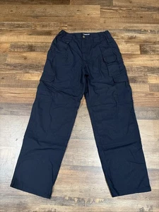 5.11 Tactical Mens Regular Fit Taclite Pro Ripstop Cargo Pants 30x30 Navy BDU - Picture 1 of 5