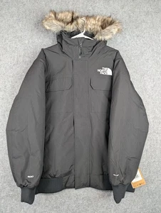 The North Face Men's Black Jacket Gotham III Bomber - Size L Large - MSRP $350 - Picture 1 of 11