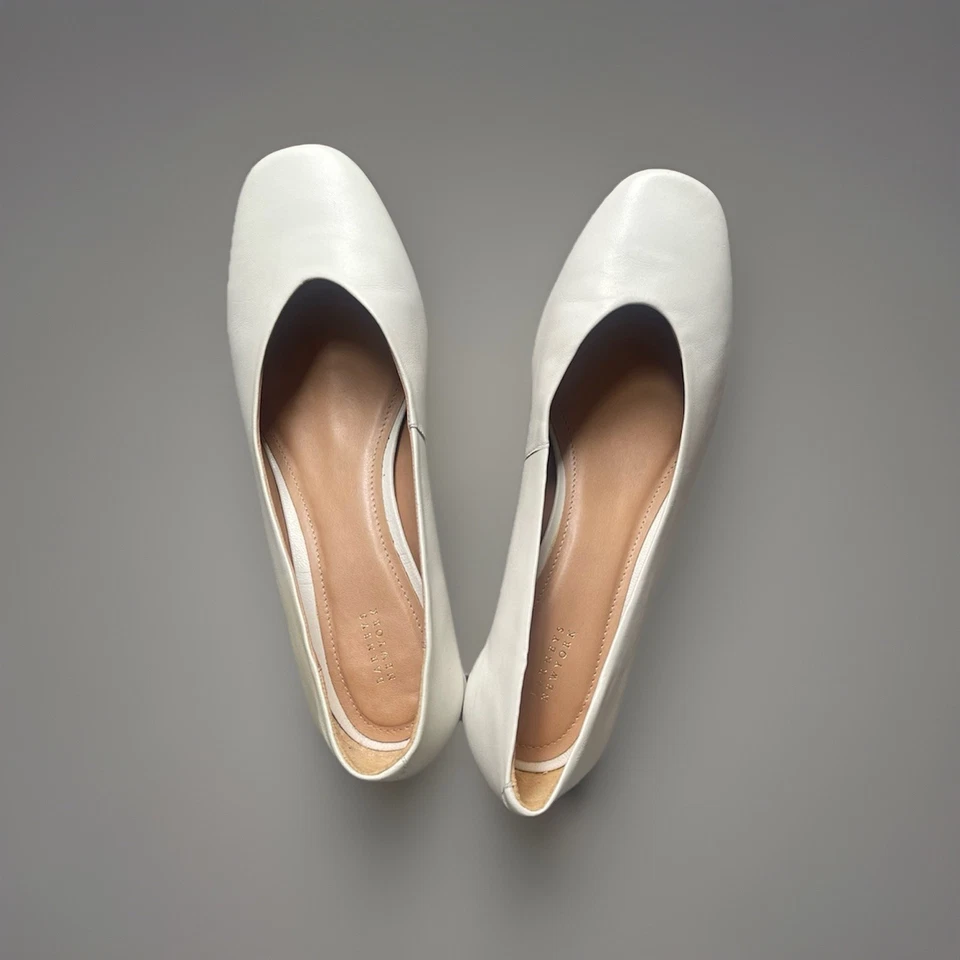 Zapatos de tacón grueso blancos Barneys New York para mujer, talla 11B Foto 1 de 4