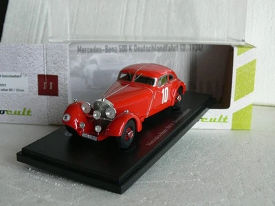 Autocult 1:43 Mercedes Benz 500 K Deutschlandfahrt 1934 Ltd Ed 333 pcs - Image 1 of 4