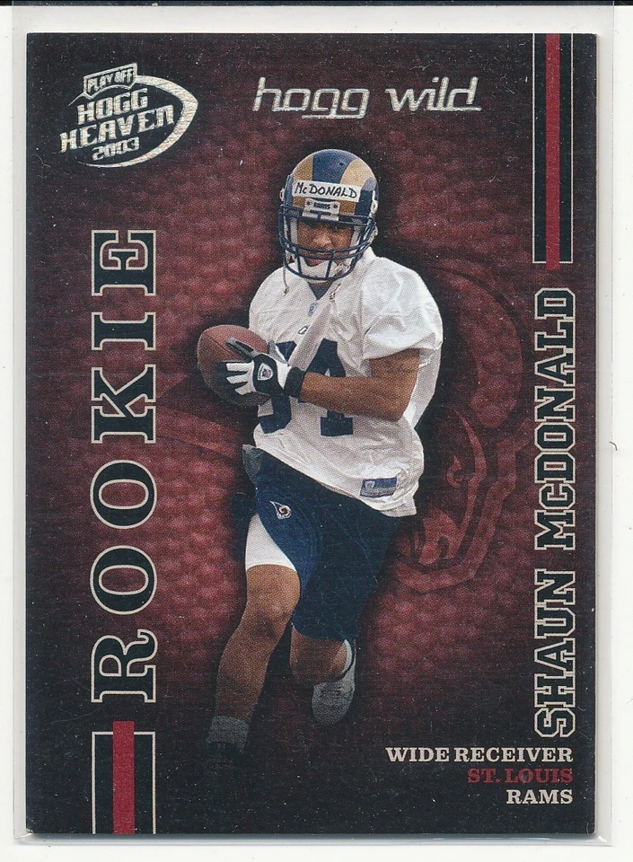 2003 Hogg Heaven Shaun Mcdonald Hogg Heaven RC #161 038/100 - Image 1 of 1