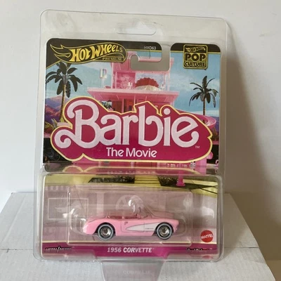 Барби Corvette 1956 года премиум-класса 2025 Hot Wheels масштаб 1:64 с защитой - Изображение 1 из 4
