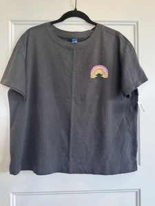 Old Navy Vintage Graphic Easy T-Shirt Brighter Days Ahead Women Medium NWT - Picture 1 of 7