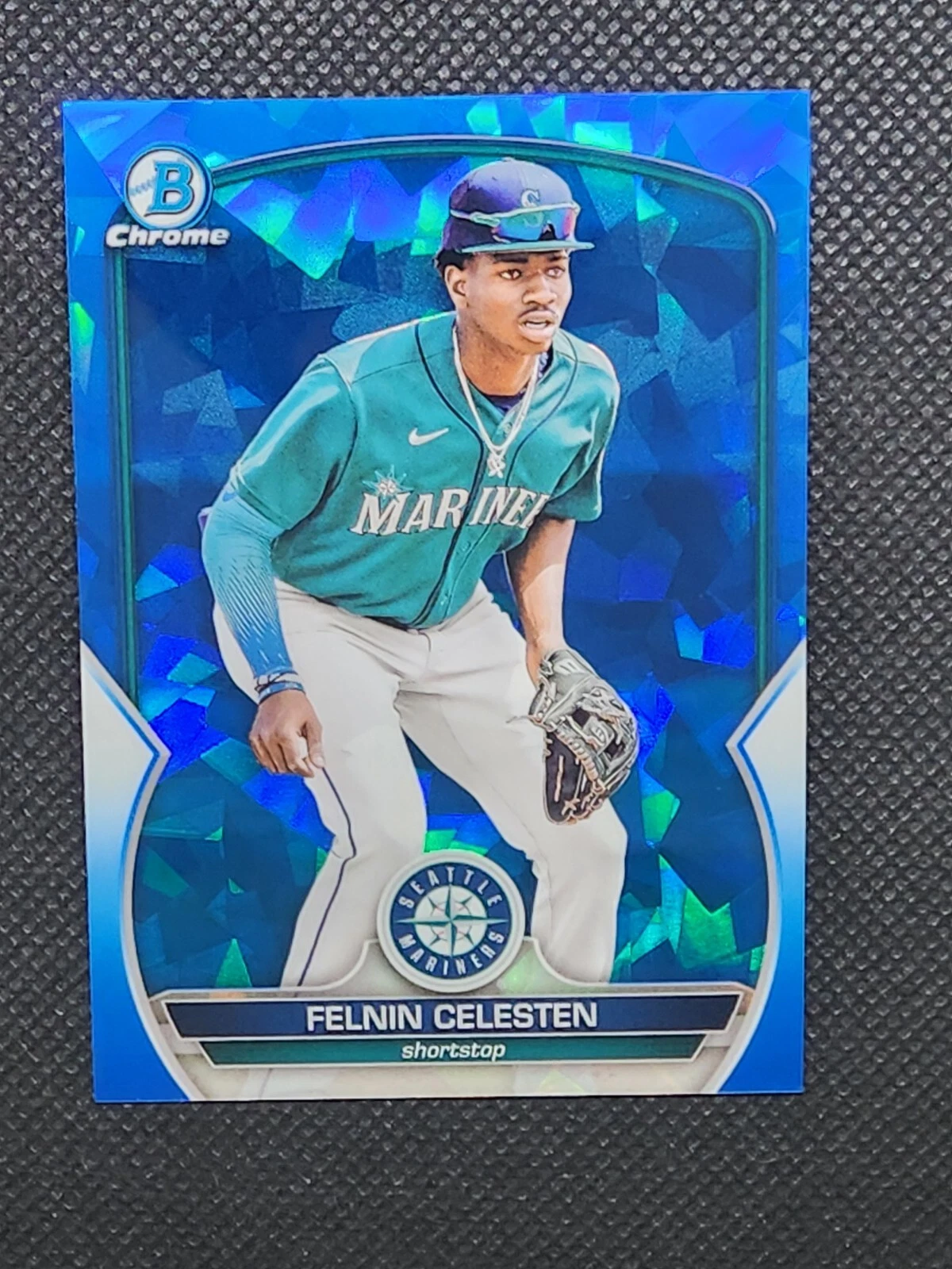 2023 Bowman Chrome Sapphire Felnin Celesten RC Image Variation BCP-156