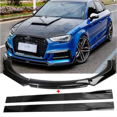 Frontspoiler Spoilerlippe Spoiler +2M Seitenschweller für AUDI A3 A4 A5 B8 S4 S5 - Bild 1 von 4