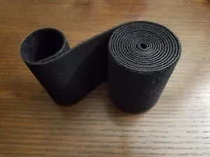 VELCRO® Brand ONE WRAP® Reusable Dbl Sided Hook & Loop Strap 4" x 5ft.Black - Picture 1 of 2