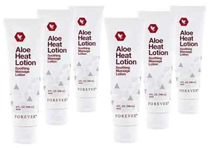 118 ml Forever Living Aloe Heat Lotion LOT of 6 tubes (4 fl.oz) each Fast ship - Picture 1 of 9