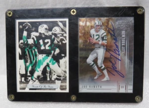 (2) Joe Namath signiert Jets Football Hall Of Fame Donruss Gridiron 2005 + AW - Bild 1 von 3