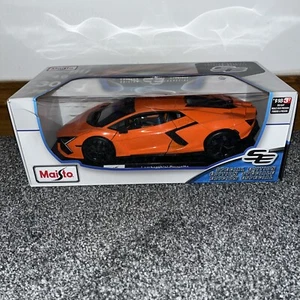 Neu Maisto 1:18 Lamborghini Revuelto orange Diecast Modellauto versiegelt ideales Geschenk - Bild 1 von 6