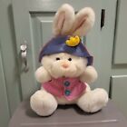 Vintage Chosun Bunny Rabbit In Clothes w Hat Stuffed Plush Animal RARE