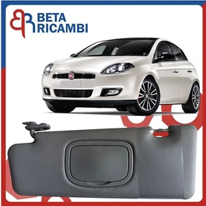 Aletta Parasole Fiat Bravo Dal 2007 Pattina Sx Sinistra Con Tasca E Specchio - Foto 1 di 5