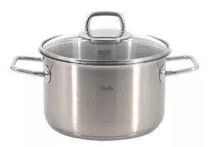 Fissler Hamburg® Kochtopf Induktion mit Glasdeckel Edelstahl 24 cm Ø 5,8 L - Bild 1 von 1