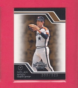 2008 Topps Triple Threads #2 NOLAN RYAN serial #d /525 NM+ HOF Sepia parallel