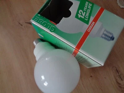 Osram DULUX EL GLOBE G95 15W / 2700K LUMILUX INTERNA E27 15W = 75W  NEU - Bild 1 von 4