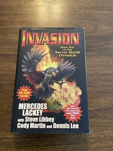 SIGNED Invasion by Mercedes Lackey Larry Dixon 1st Printing Edition 2011 HCDJ - Picture 1 of 12