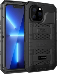 Beeasy for iPhone 13 Pro Max Case Waterproof Heavy Duty Shockproof Tough Metal A - Zdjęcie 1 z 2